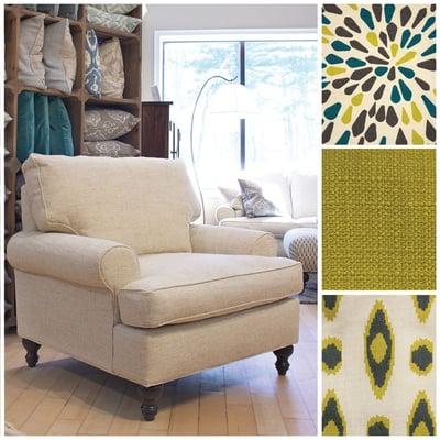 We have an amazing selection of custom upholstery.