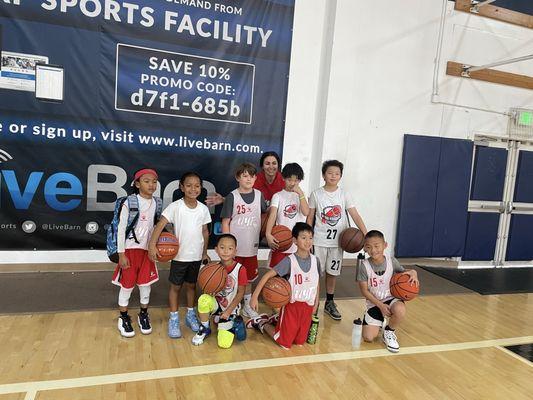 AAU 9u team