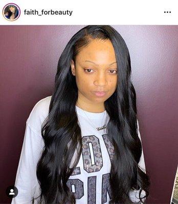 28" Indian wavy