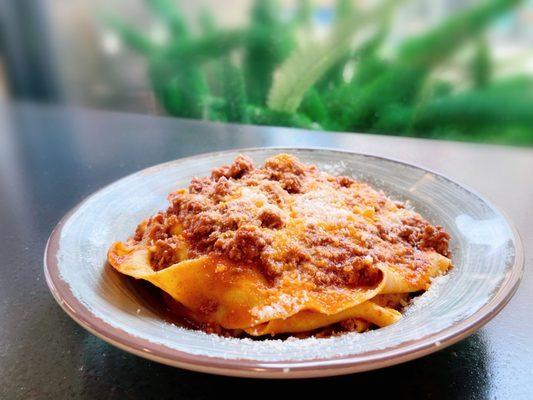 Pappardelle with Bolognese Sauce