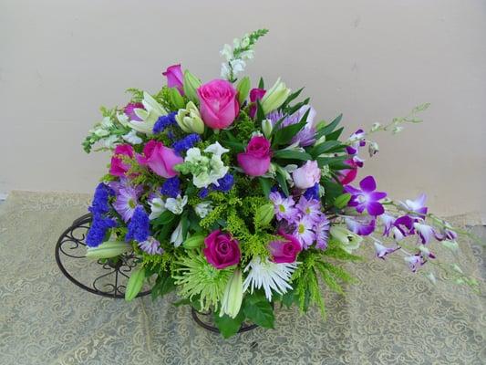 Three Wheeler Floral Arrangement