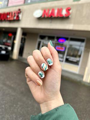 St. Patrick's Day nails!