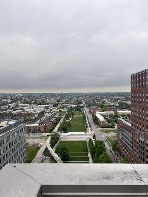 View from rooftop