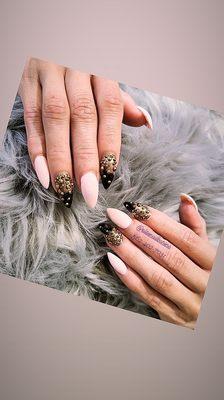 Gold nails by vi