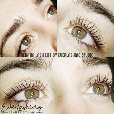 Keratin lash lift