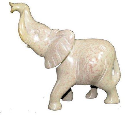 Hand Carved soap Stone elephant.  Kenya