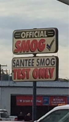 Santee Smog Test...