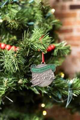 A classic Christmas ornament honoring Twas the Night Before Christmas