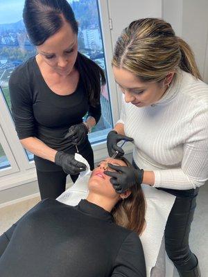 Book your lip filler with our PA! Aida recently trained with the #1 lip injector in the world, Julie Horne at the Swiss Aesthetic Institute