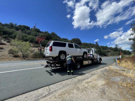 My car dead on road.