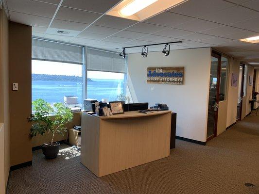 Our office is located on the 5th floor of the building, where you'll be greeted with a smiling face at the front desk!