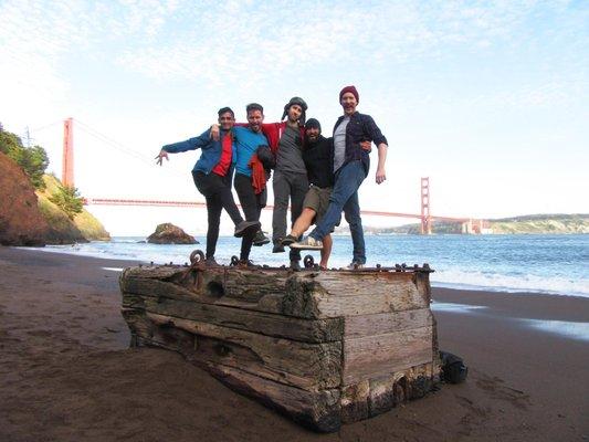 hiking or chorus line? you decide