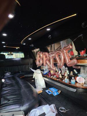 Bridal limo service