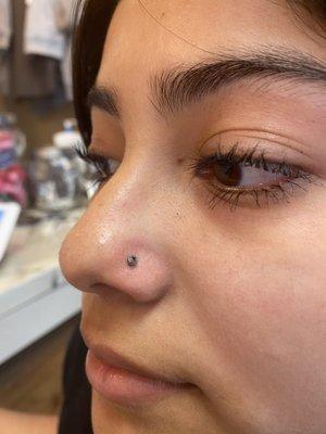 Nostril piercing