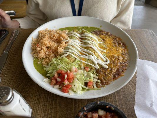 Enchiladas Suizas.