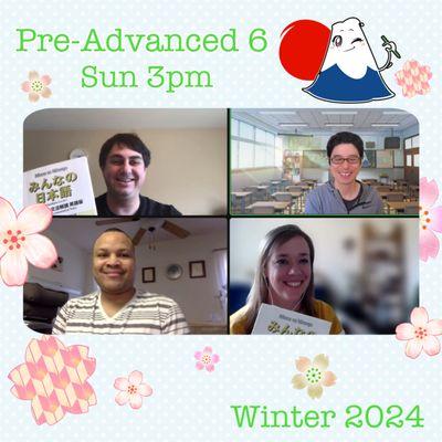 Winter 2024! Online Pre-Advanced 6 Course with Keita-sensei on Sun 3pm JPG