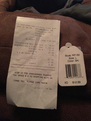 Charged $15.00 for a item marked at $12.99. Last time I was overcharged $14 plus!