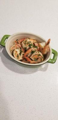 Butter lemon chive shrimp