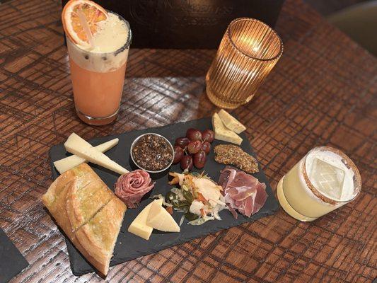 Charcuterie and cocktails