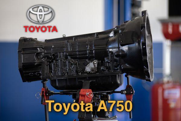 Toyota A750E transmission in stock.