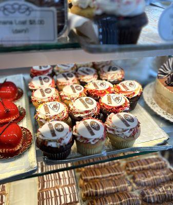 Superbowl Themed Cupcakes