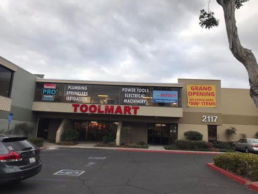 Toolmart's new location at 2117 industrial court Vista, CA 92081