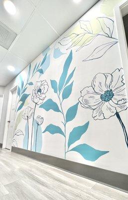 Hallway mural