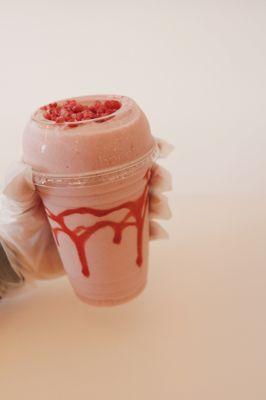 Raspberry Banana Shake