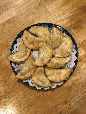 Mandu (fried dumplings) they're alright...