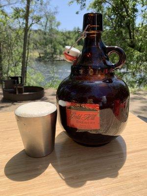 IPA growler back @ the campsite