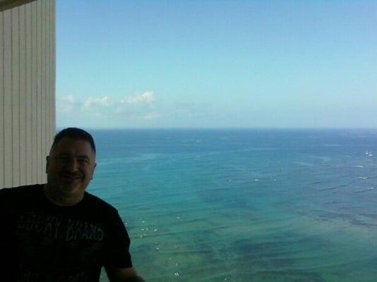 the incredible view from the Hyatt Regency waikiki