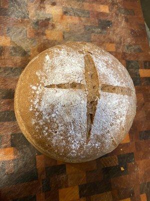 Gluten-free sourdough boule