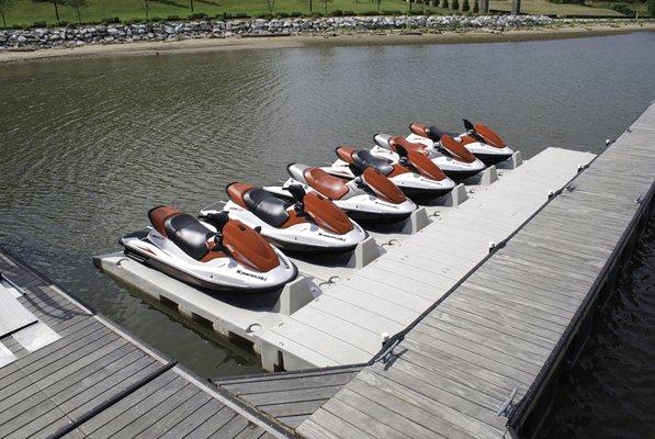 Easily connect multiple PWC Ports together - can be attached to a fixed or floating dock.