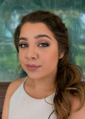 Homecoming Makeup in La Mirada on our lovely client Annika!