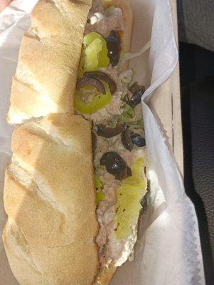 Medium tuna sub