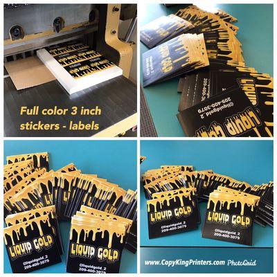 Full color stickers