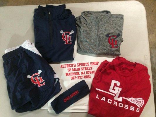 Custom lacrosse team gear!