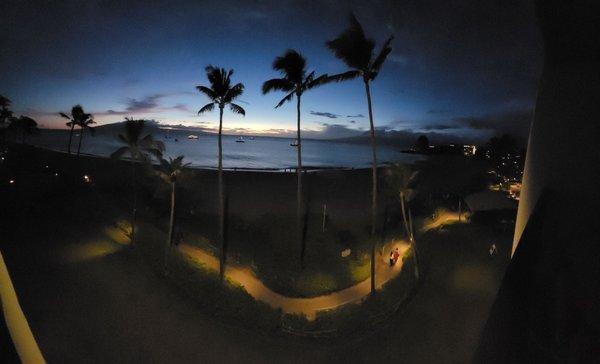 Evening from our balcony.