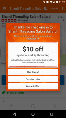 The coupon that did not "exist"