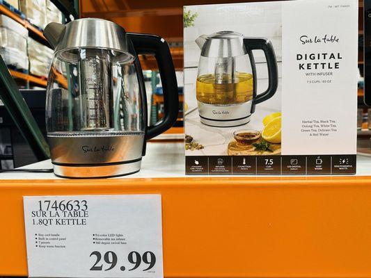 Sur La Table Digital Kettle for Tea $29.99