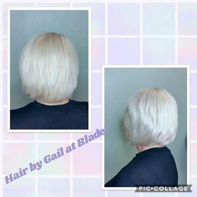 Beautiful icy blonde by Gail.