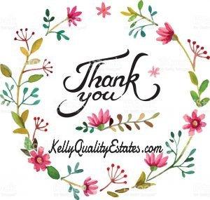 Thank you from KellyQualityEstates.com