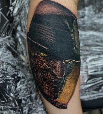 Freddy Krueger tattoo