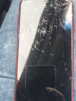 Screen crack