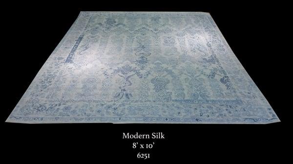 Modern Silk Rug 8' x 10'