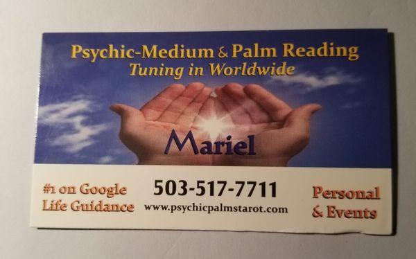 Insight to Inspire You.
 Natural born Psychic.
 #1 Palm Reader.
 Over 9,000 Readings,.