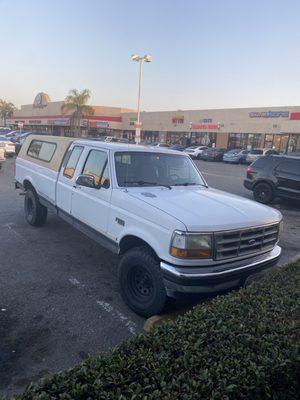 My new truck I registered and insured, everything was taken care of in record time