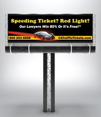 California Traffic Tickets Billboard