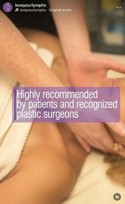 Highly Recommended by patients and plastic surgeons!