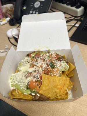 Nachos Japanese curry beef